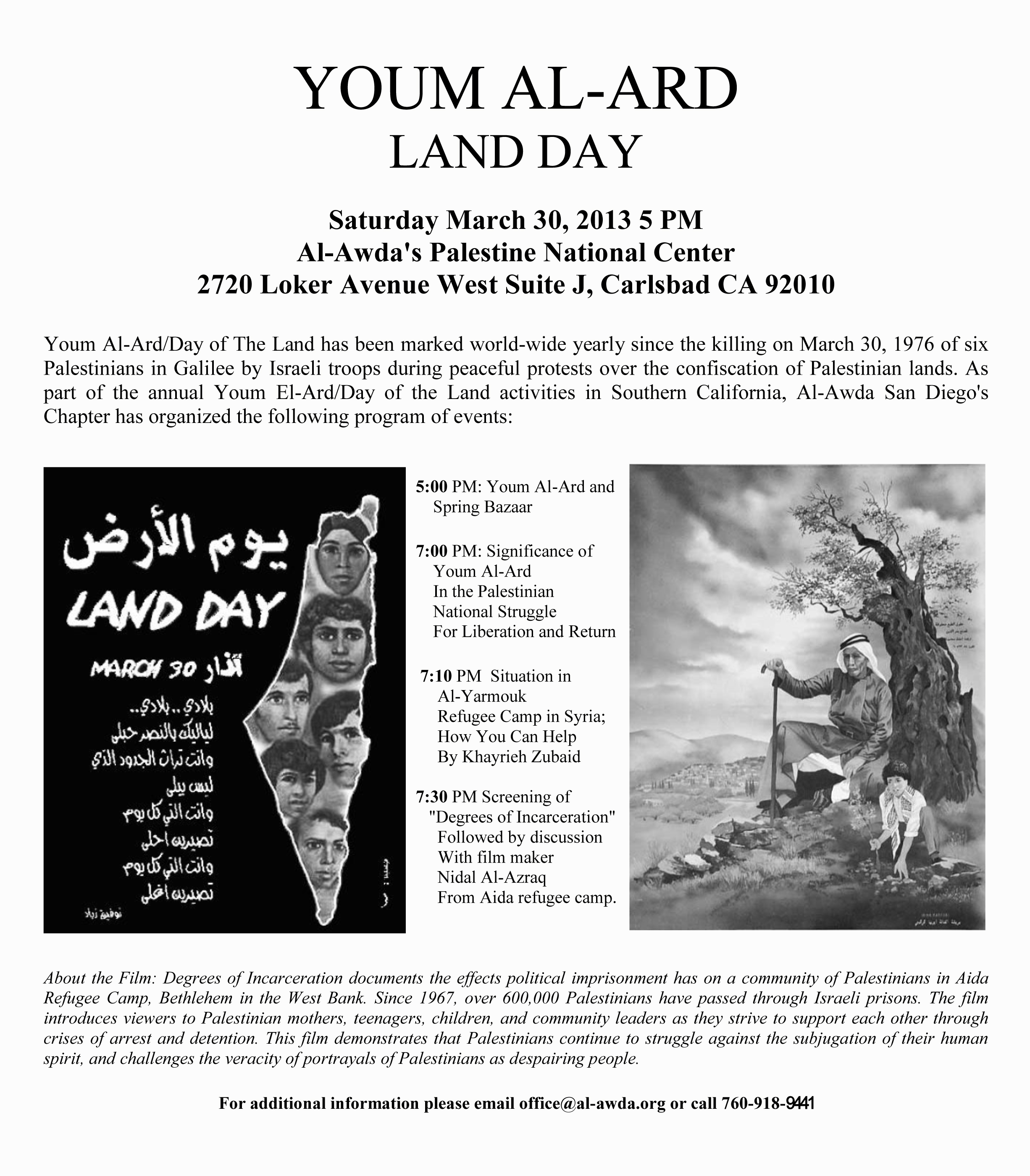 Youm Al-Ard/Day of the Land